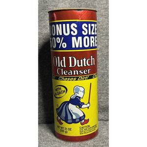 Old Dutch Cleanser Bleach Powder Vintage 1980s 21 Oz New Old Stock Sealed Top